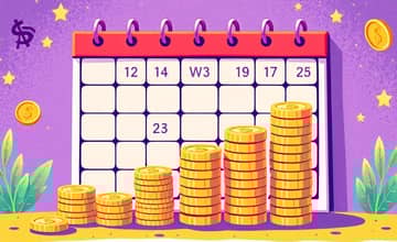 Break big financial goals into weekly actions