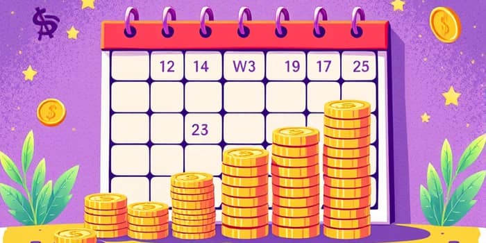 Break big financial goals into weekly actions