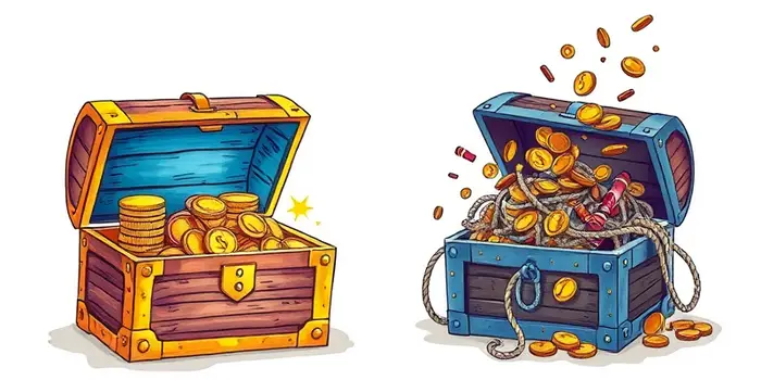 Understand the difference between saving and hoarding